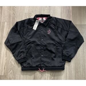 Adidas Dame Dolla EXTPLY Basketball Greaser Jacket Black/Pink (GU0180) Size M